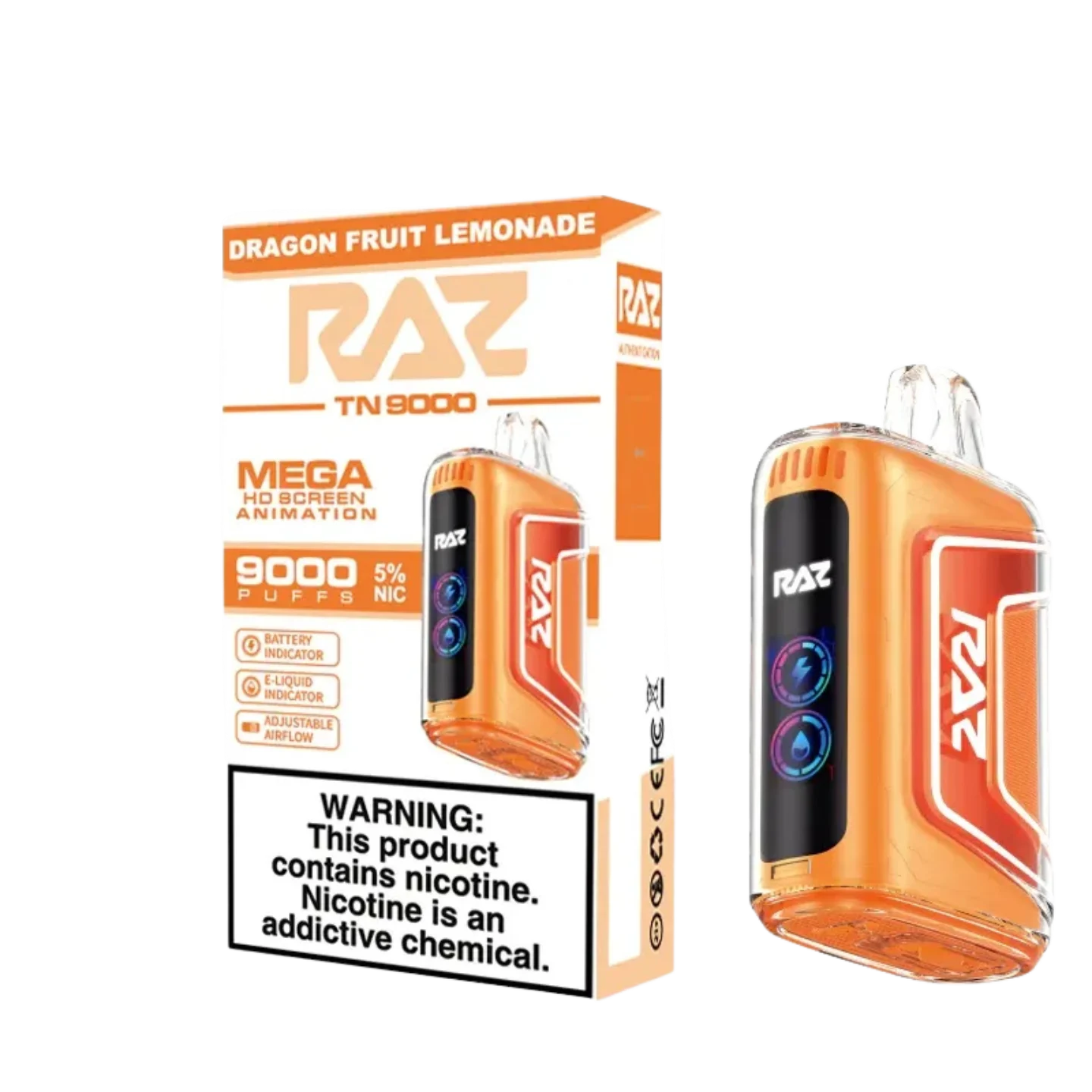 Raz TN 9000 Puffs Dragonfruit Lemonade